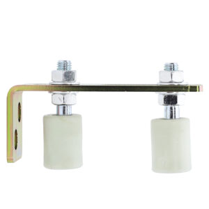 Sliding Gate Guide Roller Bracket Kit – Twin Nylon Rollers
