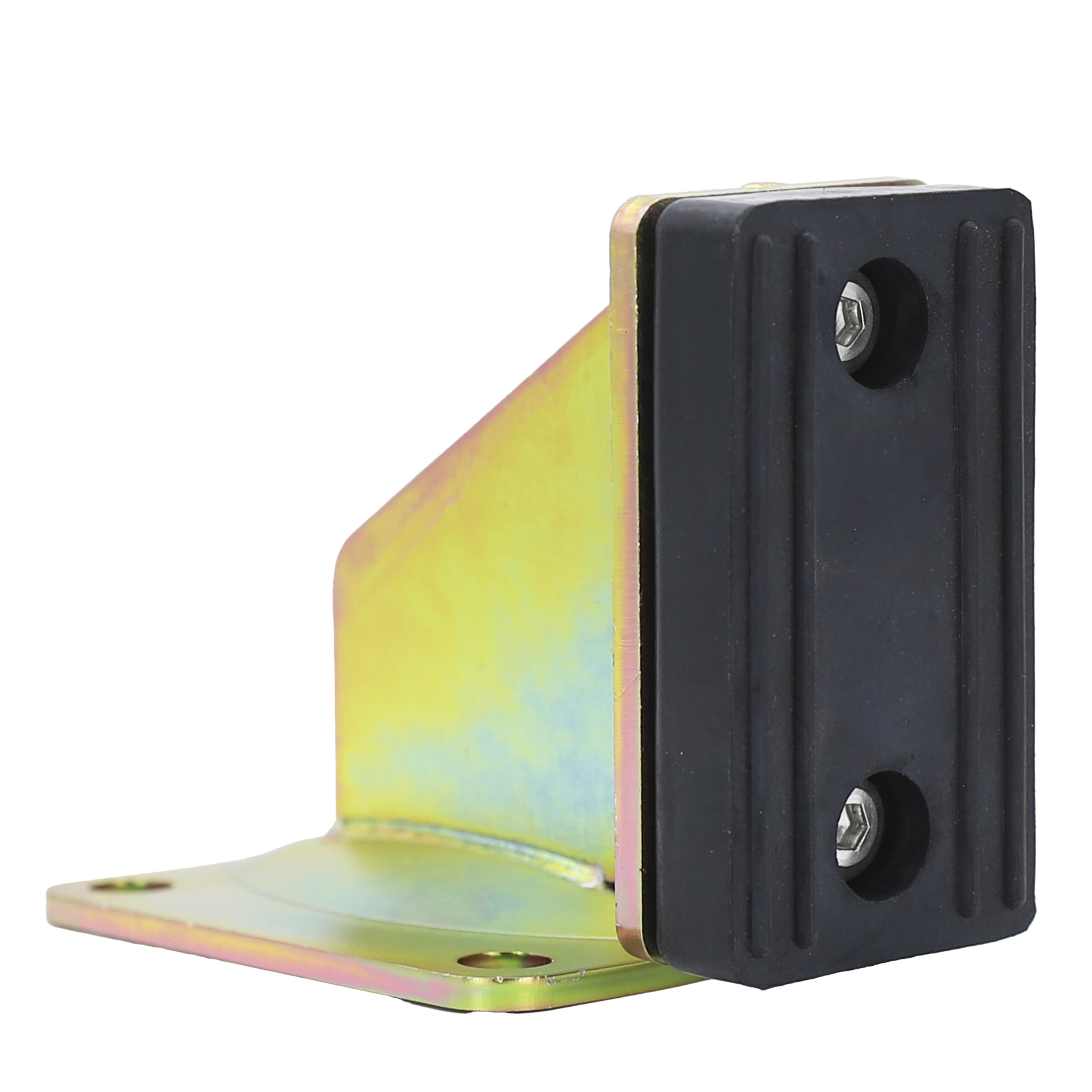 Sliding Gate Stop with Rubber Buffer – Heavy Duty Steel