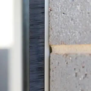 Garage Door Brush Seal Kit for Sectional Doors – Flame Retardant Ember & Dust Protection